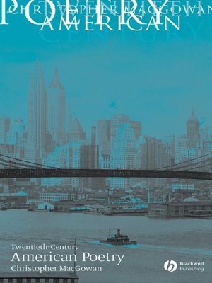 cover image of Twentieth-Century American Poetry
